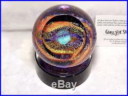 God/'s Eye Celestial Paperweight Glass Eye Studio New 517F