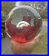 11-59-Lbs-20-Orb-Sphere-Art-Glass-Paperweight-Controlled-Bubbles-Vintage-Large-01-lrr