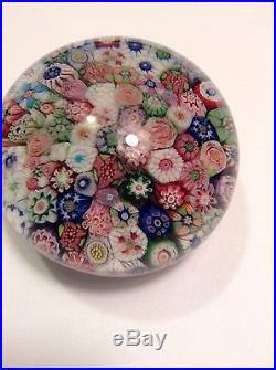 1800's Clichy Close Packed Millefiori with Roses