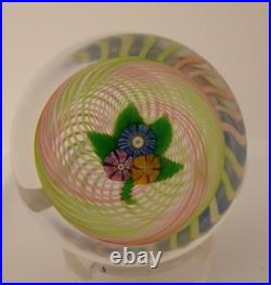 1977 Limited Edition Perthshire Art Glass Nosegay Swirl Paperweight 315 Made