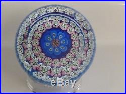 1978A Perthshire Complex Millefiori Canes Floral Paperweight Limited Edition EC