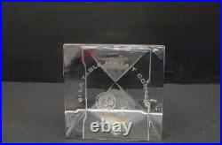 1979 Baccarat Paperweight Rare Acid Etched