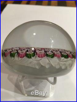 1996 Parabelle Paperweight with rose, pansy and pasty mold canes #2 of 10