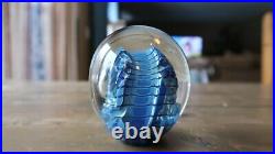 1997 Eickholt 3.25 WSCO Paperweight Blue Tire Reptile