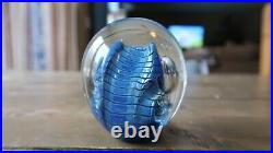 1997 Eickholt 3.25 WSCO Paperweight Blue Tire Reptile