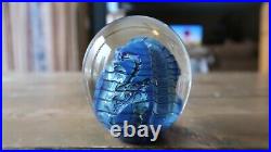 1997 Eickholt 3.25 WSCO Paperweight Blue Tire Reptile