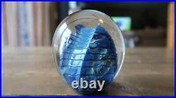 1997 Eickholt 3.25 WSCO Paperweight Blue Tire Reptile