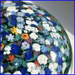 1997 Peter Raos Monet Summer Art Glass Paperweight