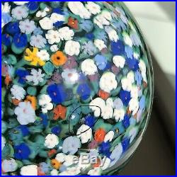 1997 Peter Raos Monet Summer Art Glass Paperweight