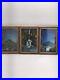 1999-Layered-Art-Glass-Trio-Signed-Mountains-Waterfall-Framed4-5x6-5-STUNNING-01-pbgz