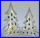2-Vintage-Art-Glass-Murano-Millefiori-Christmas-Tree-Paperweight-GUMPS-6-5-8-01-qhxe