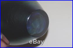 2001 HUGE EICKHOLT Glass TRIPLE Moon Planet Paperweight Iridescent Dichroic