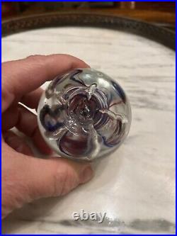 (6) Beautiful European & Designer Vintage Glass Paperweights