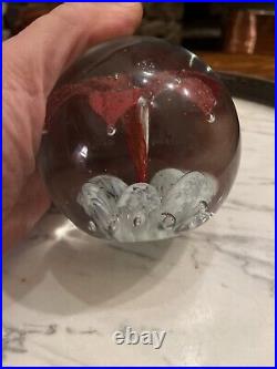 (6) Beautiful European & Designer Vintage Glass Paperweights