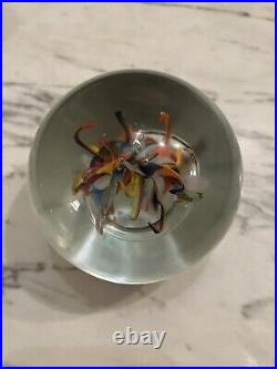 (6) Beautiful European & Designer Vintage Glass Paperweights