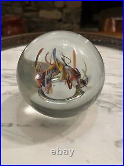 (6) Beautiful European & Designer Vintage Glass Paperweights