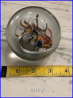 (6) Beautiful European & Designer Vintage Glass Paperweights