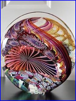 7 Amazing James Nowak Art Glass Paperweight