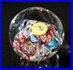 A-Beautiful-Vintage-Art-Glass-Paperweight-With-Millefiori-Slices-And-Bubbles-01-fxaa