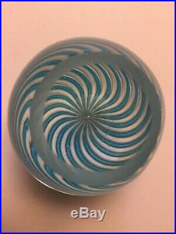 AUTHENTIC CLICHY SWIRL MILLEFIORI CRYSTAL GLASS HAND BLOWN PAPERWEIGHT 1850s