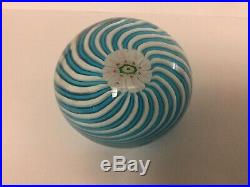 AUTHENTIC CLICHY SWIRL MILLEFIORI CRYSTAL GLASS HAND BLOWN PAPERWEIGHT 1850s