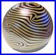 Abelman-art-glass-tut-design-paperweight-1989-EUC-01-nfbs