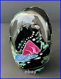 Amazing Lg Vintage Don Bagwell Paperweight 1989 Coral Reef Art Glass Signed