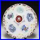 Antique-Bacchus-patterned-millefiori-circlets-on-sodden-snow-glass-paperweight-01-ns