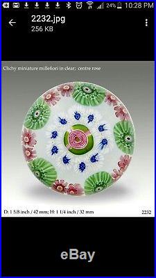 Antique Clichy miniature paperweight