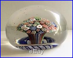 Antique. Hand-blown glass paperweight. Mid-19th Century by Baccarat