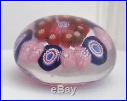 Antique. Hand-blown glass small paperweight. Baccarat paperweight. Mid-19th Cent