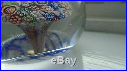 Antique LARGE BACCARAT CLOSE PACKED MUSHROOM millefiori paperweight