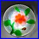 Antique-Pink-Orange-White-Clematis-Flower-Latticino-Work-Art-Glass-Paperweight-01-hyv