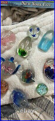 Antique paperweights art glass