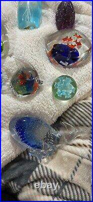 Antique paperweights art glass