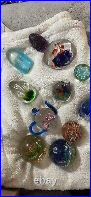 Antique paperweights art glass