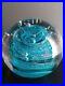 Art-Glass-Paperweight-Blue-Cosmic-Swirl-Asteroid-Rainbow-Bubbles-Signed-01-tsx