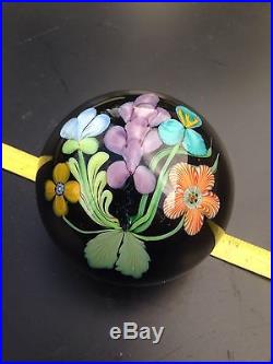 Art Glass Paperweight Orient & Flume Signed by Ed Alexander / Searria