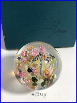 Art glass paperweight lot Josh Simpson and more