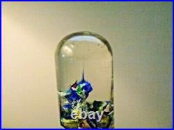 Attributed Clichy Art Glass MANTEL ORNAMENT Footed PAPERWEIGHT France OBELISK