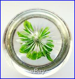 +BACCARAT DOUBLE CLEMATIS WITH BUD+ Paperweight Briefbeschwerer Sulfure +ANTIK+