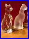 Baccarat-France-French-Crystal-Egyptian-Sphinx-Cat-Set-Clear-And-Frosted-01-com