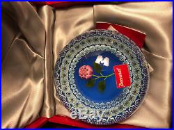 Baccarat IV/IV PEARLS ON BLUE FLOOR RARE EDITION ARTISTE! Paperweight