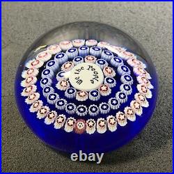 Baccarat WE THE PEOPLE Millefiori Paperweight, Signed! 1987! RARE HARD TO FIND