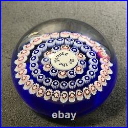 Baccarat WE THE PEOPLE Millefiori Paperweight, Signed! 1987! RARE HARD TO FIND