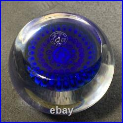 Baccarat WE THE PEOPLE Millefiori Paperweight, Signed! 1987! RARE HARD TO FIND