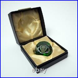 Beautiful Green (PP 32) Paperweight Perthshire Limited with Box (PP 32) RARE