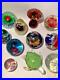 Beautiful-Lot-of-11-Unique-Art-Glass-Paperweights-Multicolor-Great-Collection-01-te