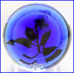 Beautiful PAUL STANKARD Experimental FLORAL & ROOTS Art Glass PAPERWEIGHT