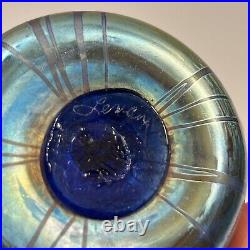 Beautiful Vintage Signed Gary Levay Art Glass Paperweight Estate Find 3 Wide